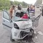 पठानकोट-गुरदासपुर हाईवे पर बड़ा हादसा, अज्ञात वाहन की टक्कर से चार युवकों की मौत