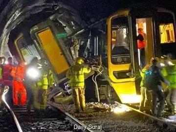 Train Crash Near Bedford Disrupts Rail Services, Hospitals Activate Emergency Protocols
