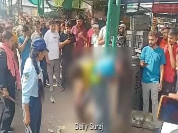 बठिंडा फल मंडी में चोरी के शक में दो युवकों को खंभे से बांधकर पीटा, वीडियो वायरल