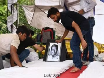 जेपी नड्डा से वार्ता बेनतीजा, CJP का प्रदर्शन जारी; मांगें पूरी होने तक आंदोलन पर अड़े छात्र