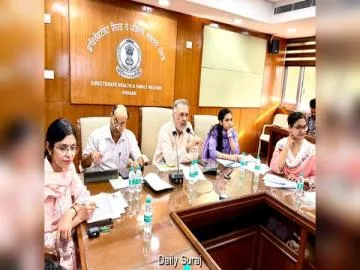 पंजाब के स्वास्थ्य मंत्री ने वेक्टर जनित एवं जल जनित बीमारियों की रोकथाम और बचाव कार्यों का लिया जायजा