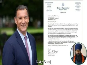 US Lawmaker Thomas Suozzi Seeks Answers from India Over Punjab Anti-Drug Activist’s Killing
