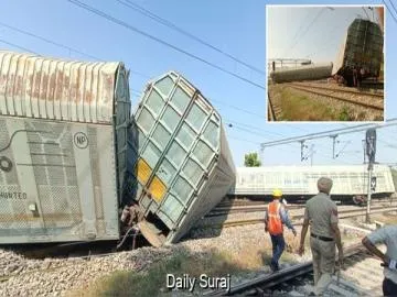 बठिंडा-राजपुरा रेल ट्रैक पर बड़ा हादसा: मालगाड़ी का इंजन डिब्बों से अलग हुआ, टली बड़ी जनहानि