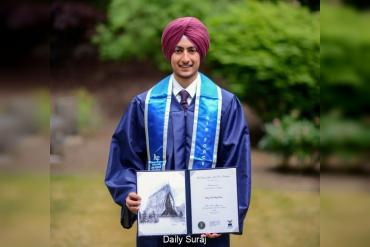 ਚਿਰਾਗ ਵੀਰ ਸਿੰਘ ਸਰਾਓ ਨੇ ਰਚਿਆ ਇਤਿਹਾਸ, US Air Force Academy ਵਿੱਚ ਦਾਖ਼ਲਾ ਲੈਣ ਵਾਲੇ ਪਹਿਲੇ ਕੇਸਧਾਰੀ ਸਿੱਖ ਬਣੇ