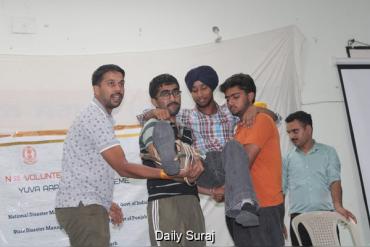 ਐਨ.ਐਸ.ਐਸ. ਵਲੰਟੀਅਰਾਂ ਦੇ ਸਿਖਲਾਈ ਕੈਂਪ ਦਾ ਛੇਵਾਂ ਦਿਨ ਸਫ਼ਲਤਾਪੂਰਵਕ ਸੰਪੰਨ