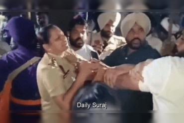 ਅੰਮ੍ਰਿਤਸਰ 'ਚ ਦੋ ਨਿਹੰਗ ਧੜਿਆਂ 'ਚ ਹੰਗਾਮਾ: ਬਚਾਅ ਕਰਨ ਪਹੁੰਚੀ ਲੇਡੀ SHO ਨਾਲ ਬਦਸਲੂਕੀ, ਵੀਡੀਓ ਹੋਈ ਵਾਇਰਲ