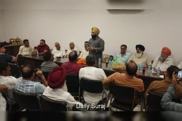 ਮਾਰਕੀਟ ਕਮੇਟੀ ਕਪੂਰਥਲਾ ਦੇ ਚੇਅਰਮੈਨ ਗੁਰਪਾਲ ਸਿੰਘ ਇੰਡੀਅਨ ਵੱਲੋਂ ਆੜਤੀ ਐਸੋਸੀਏਸ਼ਨ ਨਾਲ ਅਹਿਮ ਮੀਟਿੰਗ
