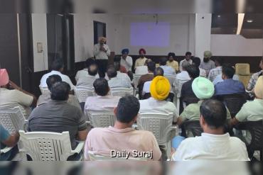 ਮੁੱਖ ਖੇਤੀਬਾੜੀ ਅਫਸਰ ਸੰਗਰੂਰ ਨੇ ਖਾਦ ਡੀਲਰਾਂ ਨਾਲ ਕੀਤੀ ਮੀਟਿੰਗ