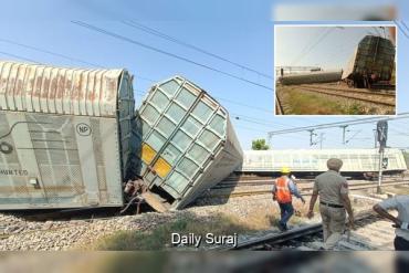 Train Derailment Disrupts Rail Traffic on Bathinda-Rajpura Section, No Casualties Reported