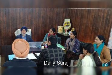 ਸਿਹਤ ਵਿਭਾਗ ਵੱਲੋਂ ਮਟਰਨਲ ਡੈਥ ਰਿਵਿਊ ਸੰਬਧੀ ਮੀਟਿੰਗ ਕੀਤੀ ਗਈ